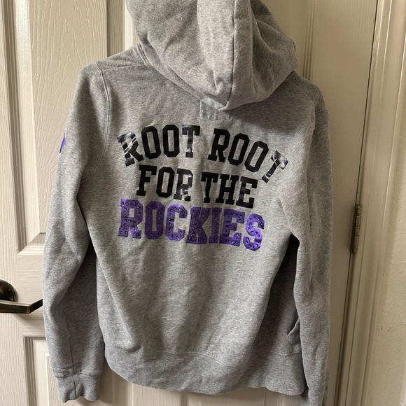 PINK X MLB Colorado Rockies zip up hoodie - Picture 5 of 6
